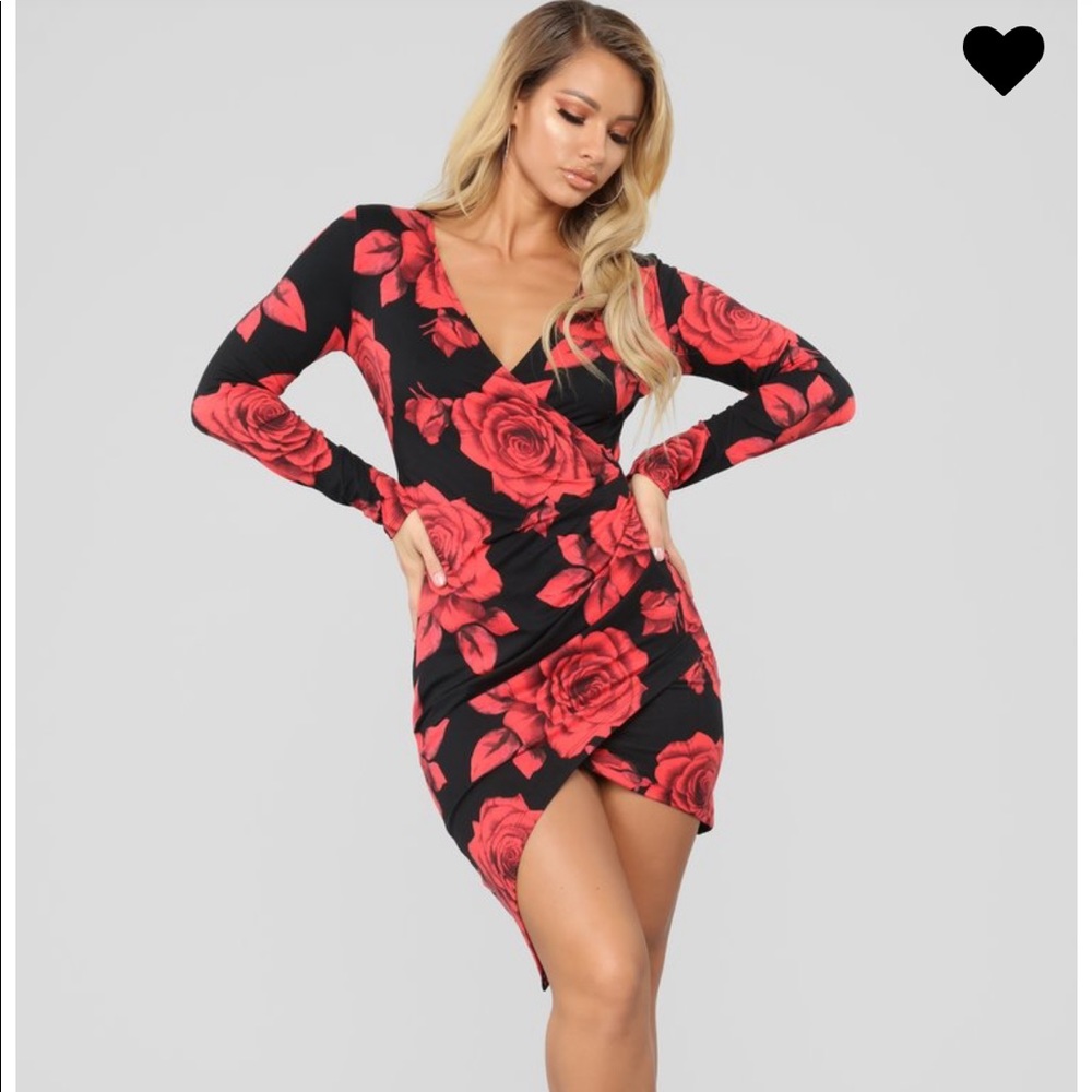 Fashion nova Roses Dress